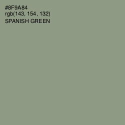 #8F9A84 - Spanish Green Color Image